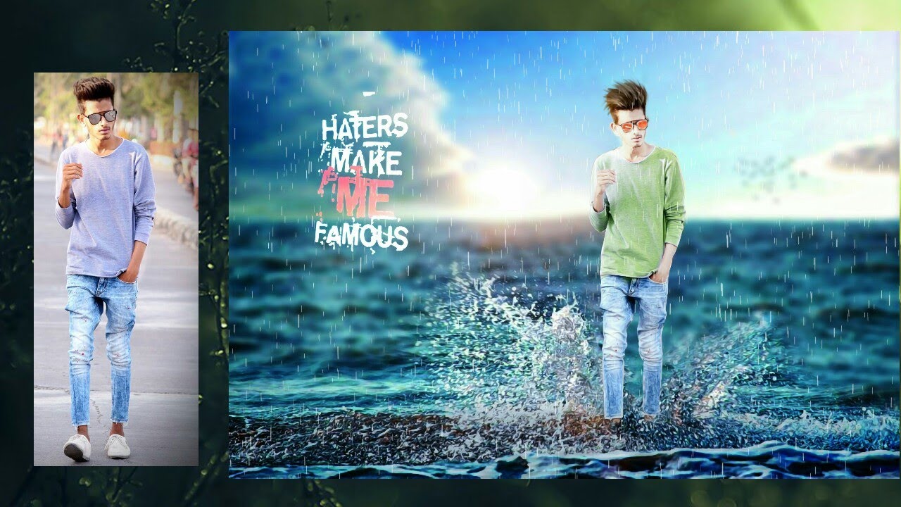 PicsArt Water Poster Manipulation Like Gopal Pathak Editing