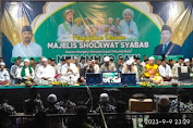 Ribuan Masyarakat Pecinta Sholawat Syabab Padati Lapangan Desa Kladi