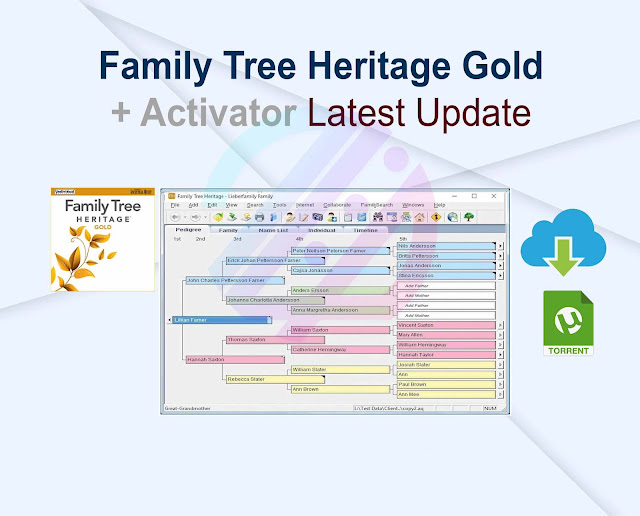 Family Tree Heritage Gold 16.0.13 + Activator Latest Update