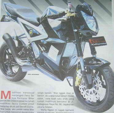 New Radical Modifikasi Fighter Motor