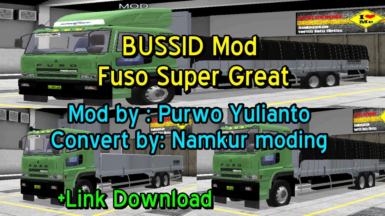 Download Mod Truk  Fuso  SG Super Great Bussid Mod 