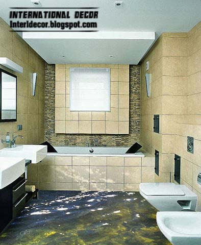  3d bathroom floor