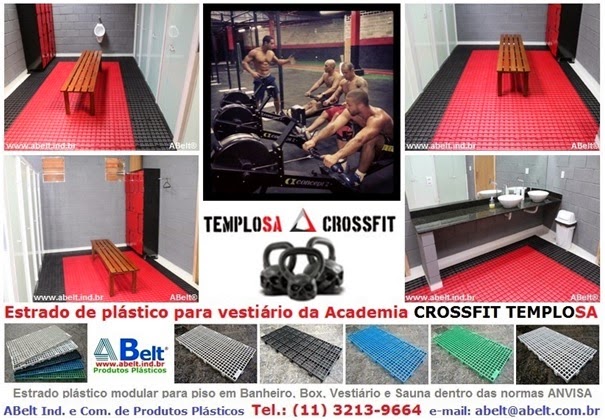 CrossFit Templo|SA - Estrado para vestiário