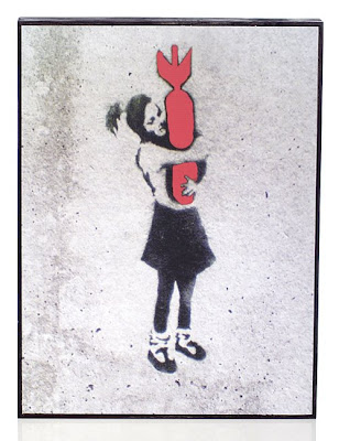 banksy graffiti girl. Banksy prints fro your Pad