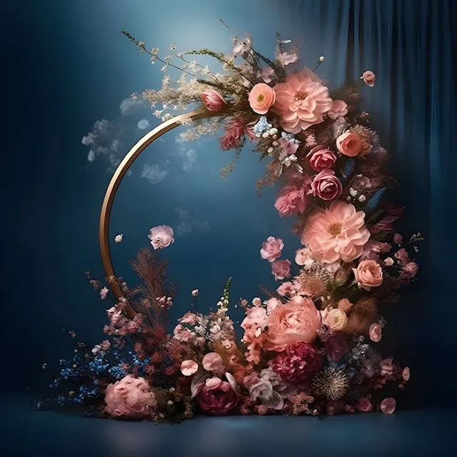 Floral Ring Background