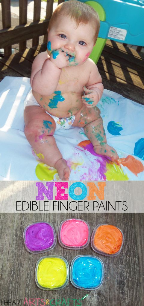 20+ paint recipes & art activities for babies & toddlers.  I love the MESS FREE art ideas!  {Taste safe recipes}