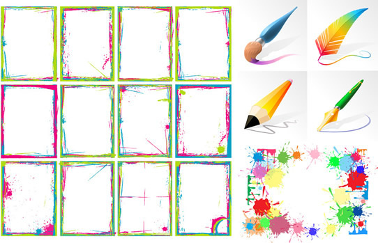 Color Frame Vector Free Vector Download