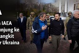 Ketua IEA Rafael Mariano Grossi Berkunjung ke Pembangkit Nuklir Ukraina