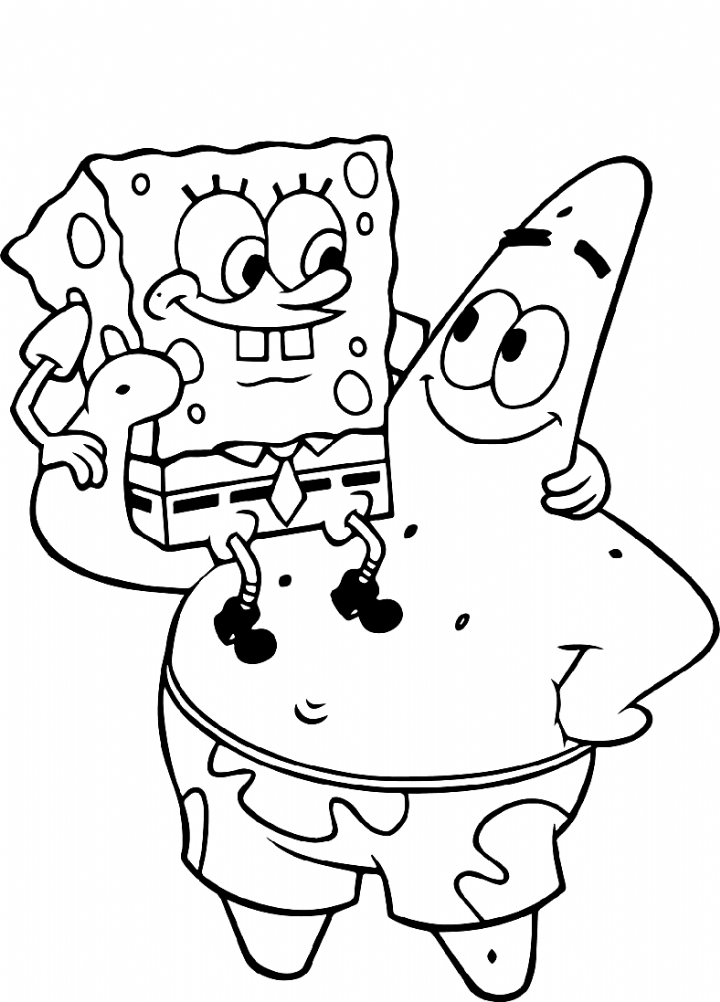 12 funny SpongeBob coloring pages | Free printable