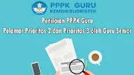 Penilaian PPPK Guru Pelamar Prioritas 2 dan Prioritas 3 oleh Guru Senior