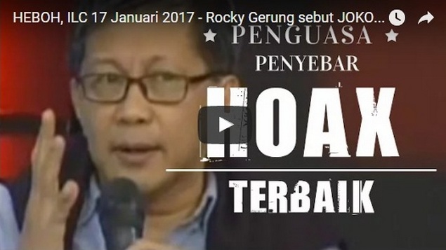 Bicara Hoax Ini 6 Pernyataan Rocky Gerung Di Ilc Yang Menohok