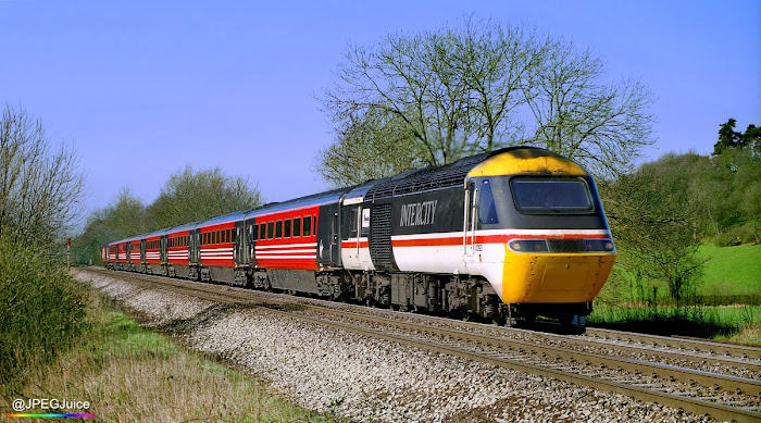 43193 in InterCity livery - Lickey Incline