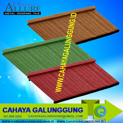 Harga Genteng Metal Minimalis Allure