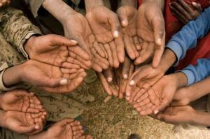 Poor children in Ethiopia.