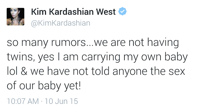 Kim Kardashian Refutes The Rumor That She Is Expecting A Son