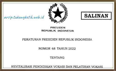 Perpres Nomor 68 Tahun 2022