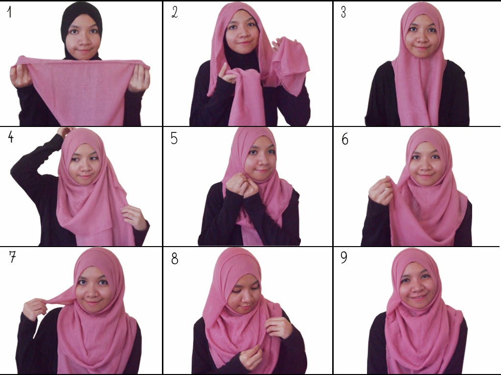 NEW TUTORIAL WIDE SHAWL LABUH SIMPLE Hijab