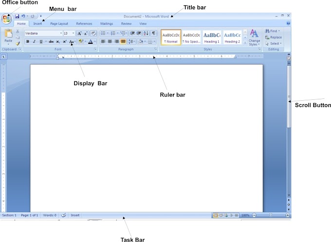 Understanding Microsoft Word functions bars