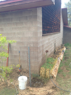 Straw bale garden