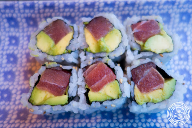 image of Tuna and avocado Roll at  Sushi Damo in NYC, New York