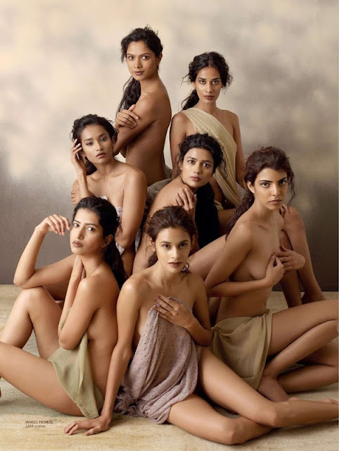 Topless Photoshoot with Aditi Rao Hydari, Arshia Ahuja, Manasvi Mamgai, Mariette Valsan, Nidhi Sunil, Pallavi Singh and Sony Kaur