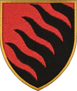 нарукавна емблема 55-ї артилерійської бригади Запорізька Січ