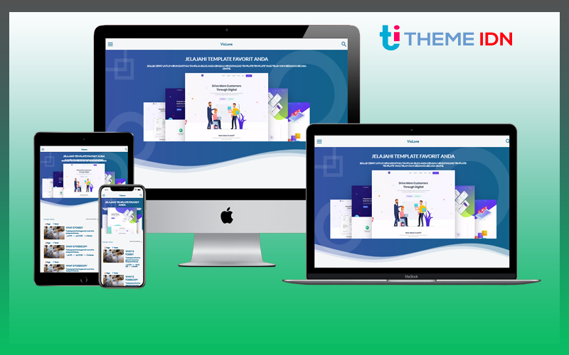 Viola Landing Page Responsive Blogger Template - Responsive Blogger Template