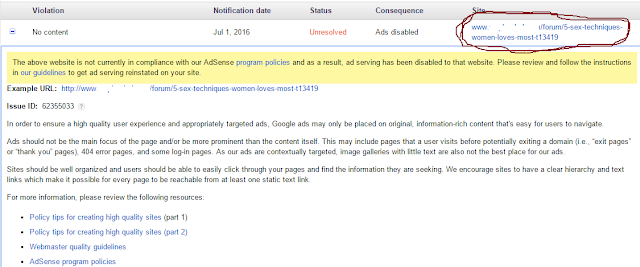 Adsense may ban you for these new violations (Must Read)
