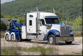 Joy's Towing and Recovery Kenworth W990