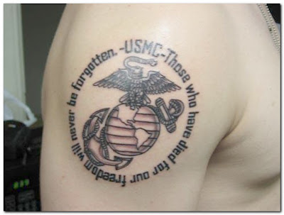 Military Marines Tattoo Designs