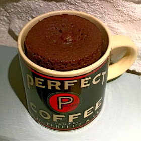 Two minute chocolate mug cake