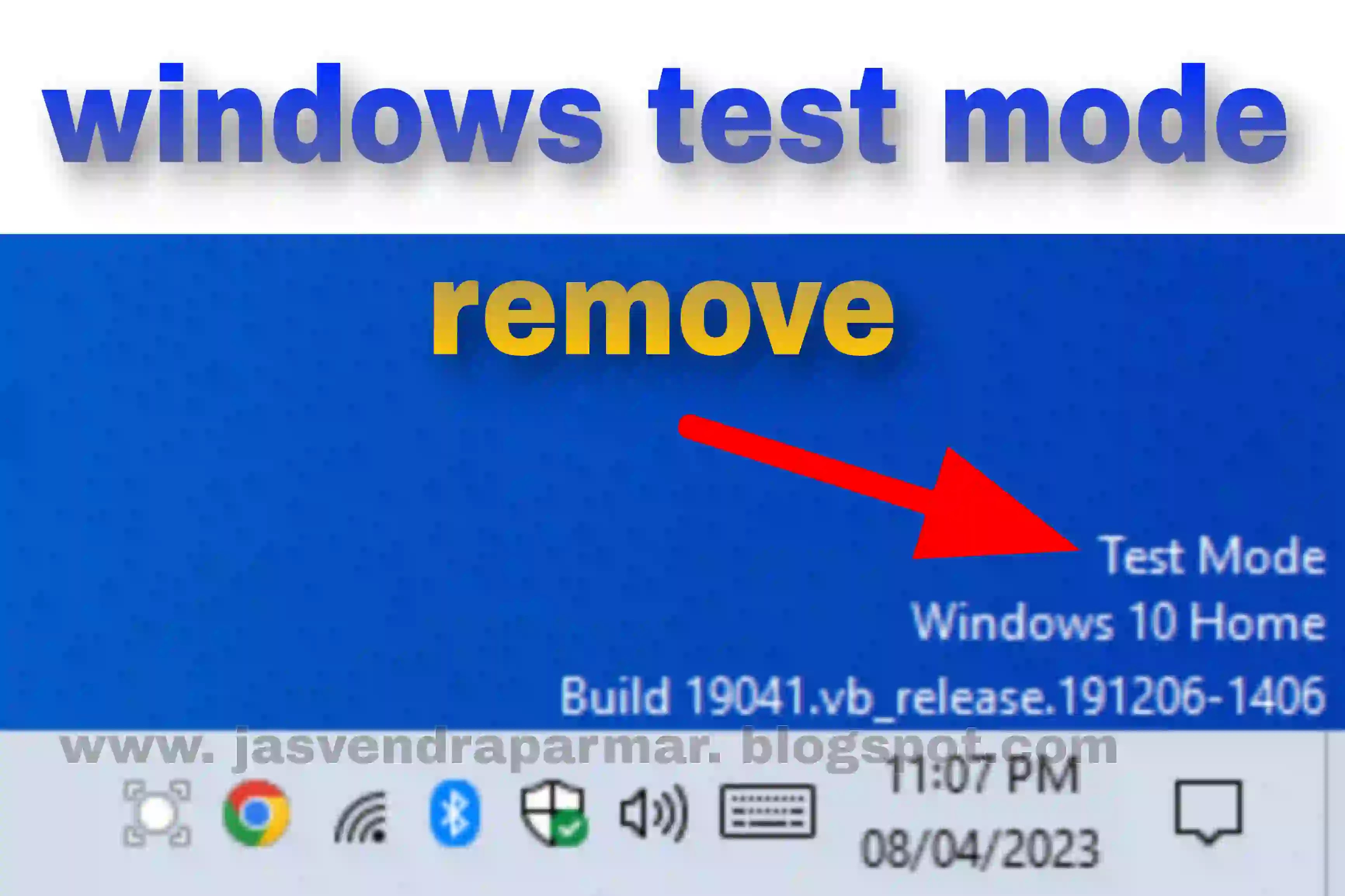 How to disable test mode