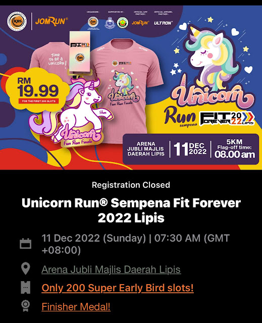 Unicorn run lipis 2022