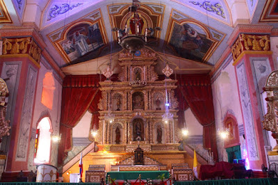 The grand altar of Baclayon Church