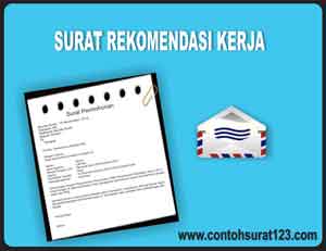 Gambar Contoh Surat Rekomendasi Kerja