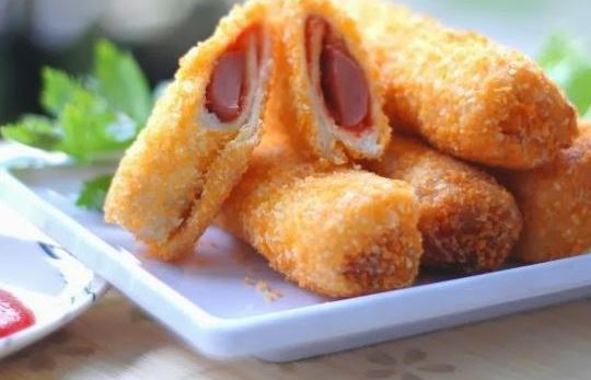 Resep Cara Membuat Roti Goreng Sosis Enak Dan Mudah ...