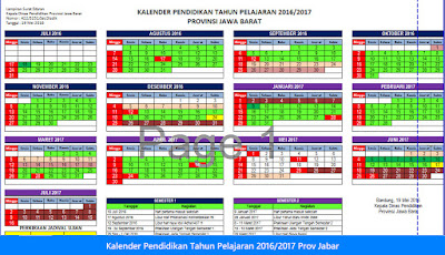 Kalender Pendidikan 2016 2017 Jawa Barat