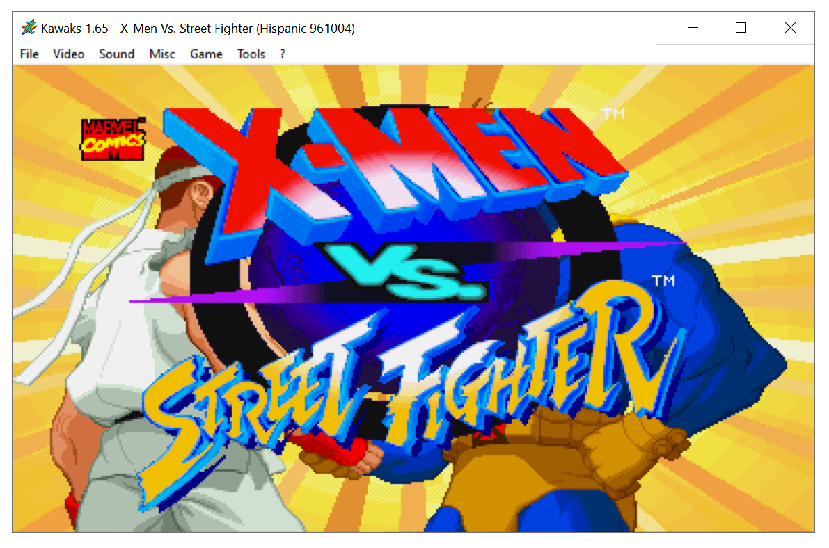 X-men vs Street Fighter Winkawaks