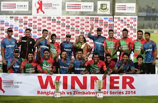 Zimbabwe tour of Bangladesh 5-Match ODI Series 2014