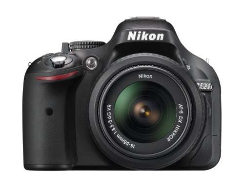 Nikon D5200 24.1 MP CMOS Digital SLR with 18-55mm f/3.5-5.6 AF-S DX VR NIKKOR Zoom Lens (Black)