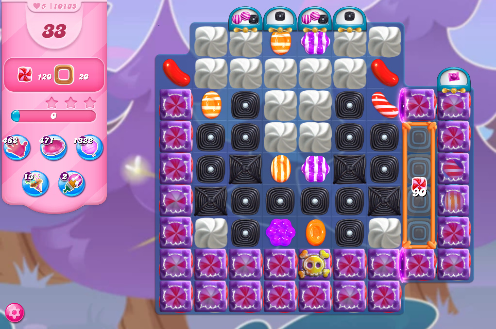 Candy Crush Saga level  10135