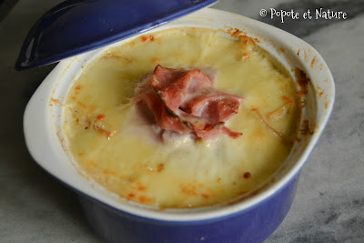 Gratin de chayottes à la mode raclette 