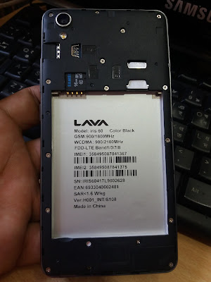 Lava iris 60 Flash File Firmware H001_int/S108 MT6737M 7.0 Hang Logo Fix Stock Rom 100% Tested 