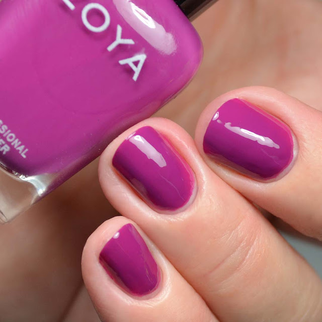 purple nail polish swatch