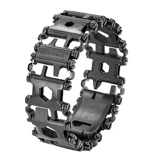 Leatherman Tread Bracelet, Travel Friendly Wearable MultiTool Stuff With 29 Different Tools