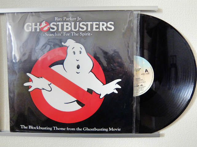 Ghostbustersのレコードの写真です。