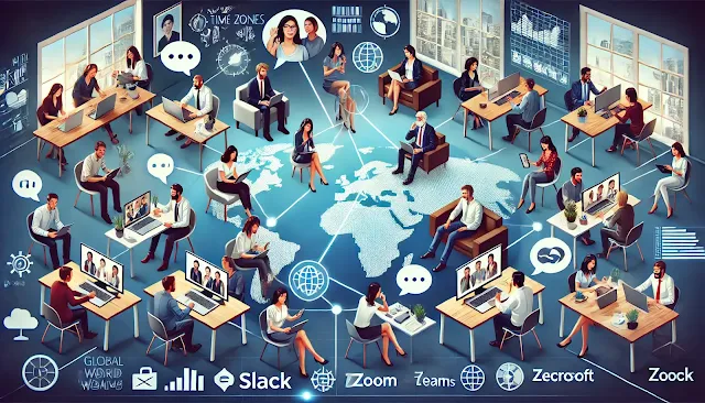 مهارات التواصل الفعّال للفرق العاملة عن بعد