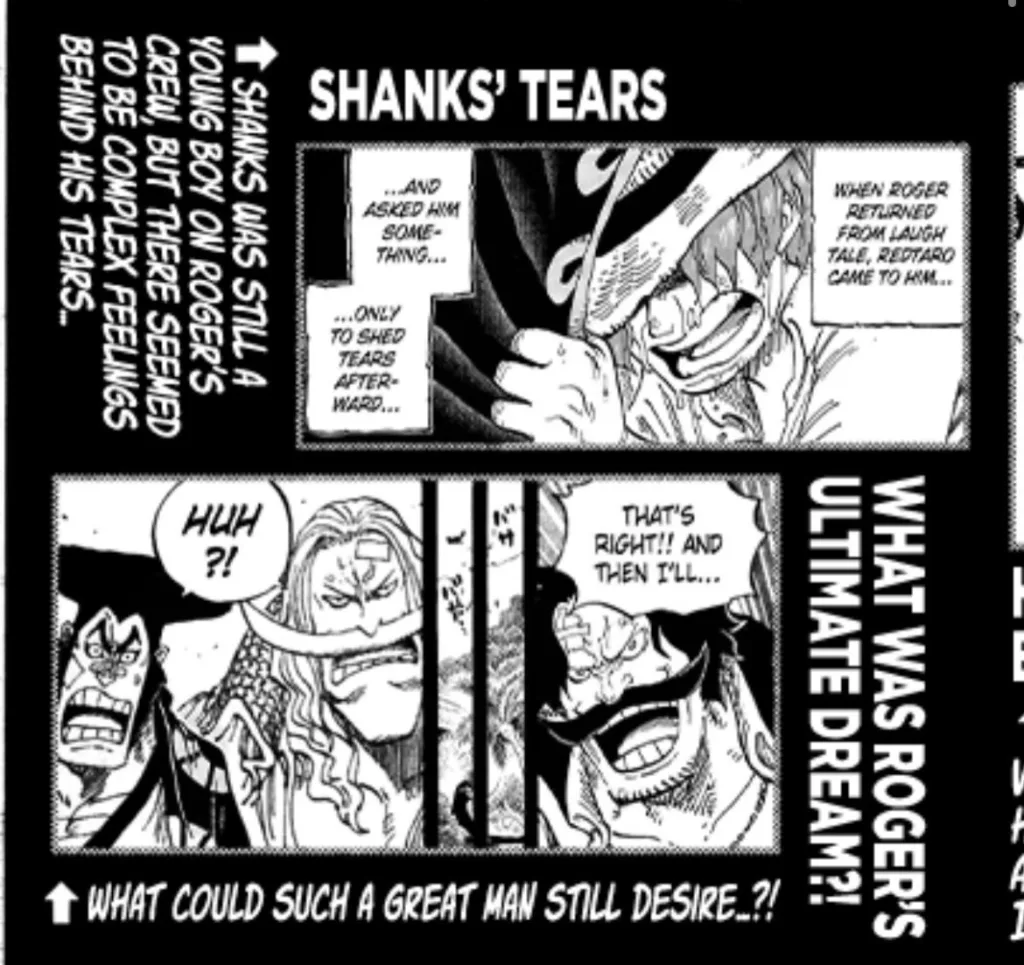 Shanks’ motivations in light of the latest chapter