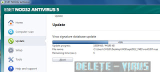 Cara Update Manual NOD32