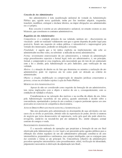 DIREITO ADMINISTRATIVO PARA CONCURSOS PDF